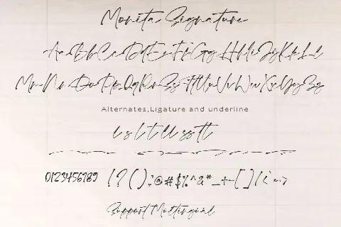 Monita Signature