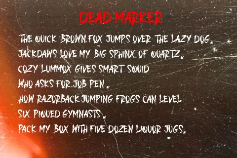 DEAD MARKER