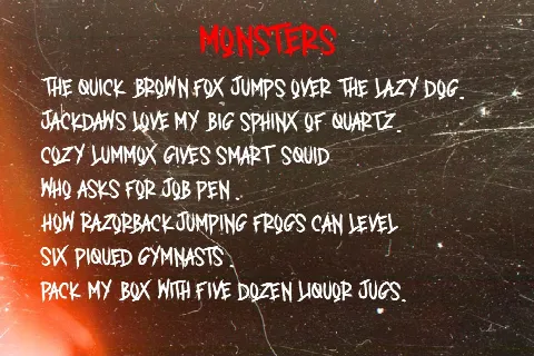 MONSTERS